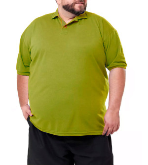 Camiseta Gola Polo Piquet Lisa Amarelo - 2542