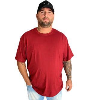 Gola Careca 100% Algodão - Vinho